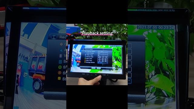 10.1 Inch Quad View AHD Parking Monitor Bus Reversing Camera Safe System 4CH Truck DVR LCD Monitor смотреть онлайн