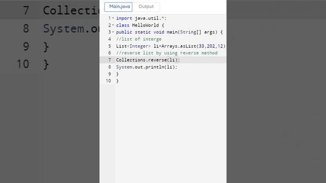 Collections.reverse() method in java | Collection framework in java смотреть онлайн
