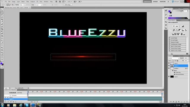 Adobe Photoshop CS5 | Neon Text смотреть онлайн