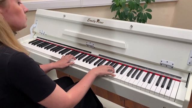 Клавиши с нуля - Мини обзор 3 - EMILY PIANO D-54 WT смотреть онлайн