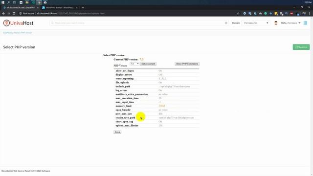 How to Edit PHP INI and increase memory limit and upload size in DirectAdmin смотреть онлайн