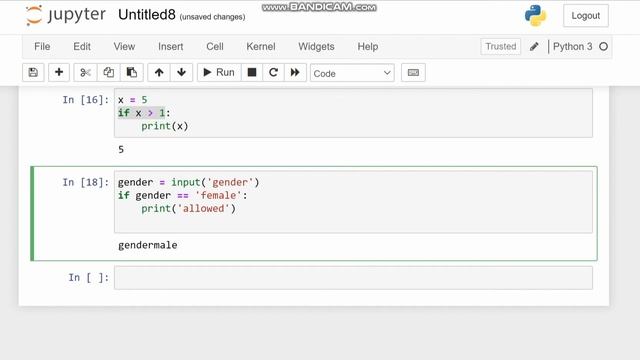 Comment, if else statements, input field | Python programming class 4 смотреть онлайн