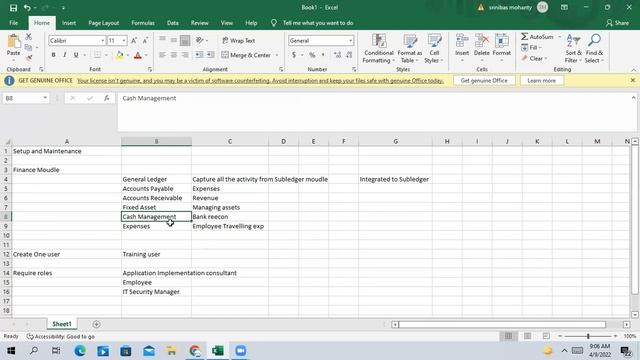 Oracle Cloud Finance training| How to Create User and assign roles|Finance module overview смотреть онлайн