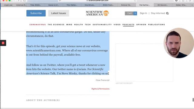 Scientific American - самый старый научный журнал (Am. English)