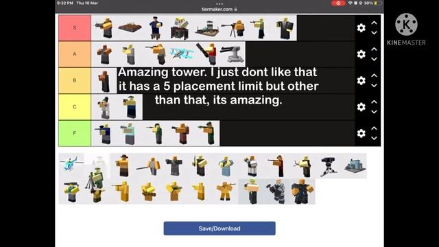 Tower Defense Simulator Tier List (Roblox) смотреть онлайн
