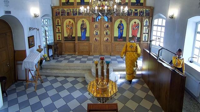 Неделя 12-я по Пятидесятнице. Божественная литургия смотреть онлайн