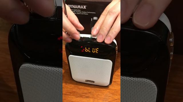 DYNAMAX EM709 Portable Waistband PA Amplifier With Wireless Headset, Bluetooth, FM