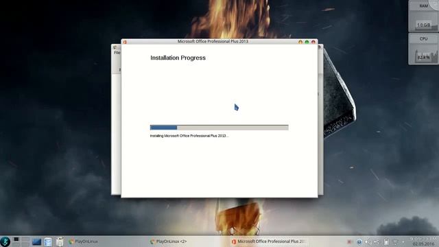 Installing MS Office 2013 in Linux Mint смотреть онлайн
