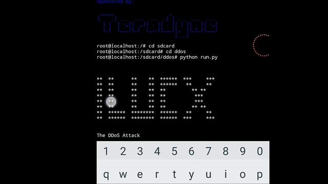 DDOS attack menggunakan Python (android) смотреть онлайн