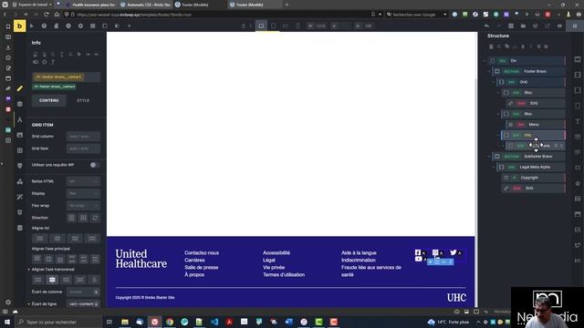 Site WordPress à l'aide du constructeur Bricks Builder, ACSS, Frames et Advanced Themer смотреть онлайн