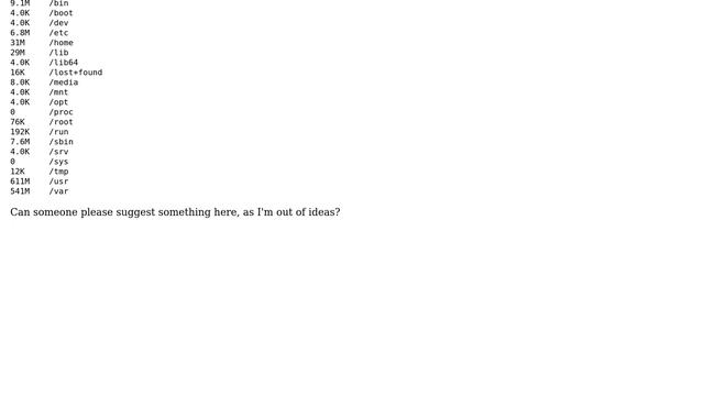 Ubuntu server Cannot write to '' (No space left on device) смотреть онлайн