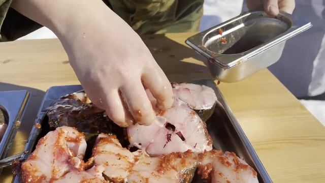 РЫБА НАЛИМ В ТАНДЫРЕ. ШАШЛЫК ИЗ НАЛИМА. смотреть онлайн