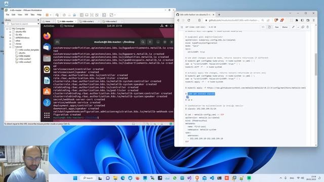 12-Ubuntu kubernetes metallb kurulumu смотреть онлайн