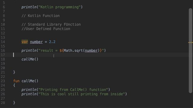 Kotlin Tutorial #part16 Kotlin Function смотреть онлайн