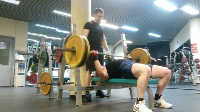 Жим лежа 120кг 4*4 (4) смотреть онлайн