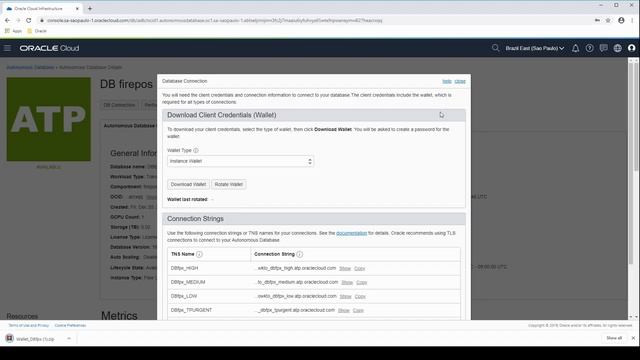 Connect Sql Developer to Oracle database autonomous смотреть онлайн