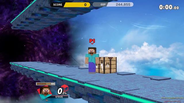 Super Smash Bros Ultimate - Minecraft Steve Adventure Full Walkthrough смотреть онлайн