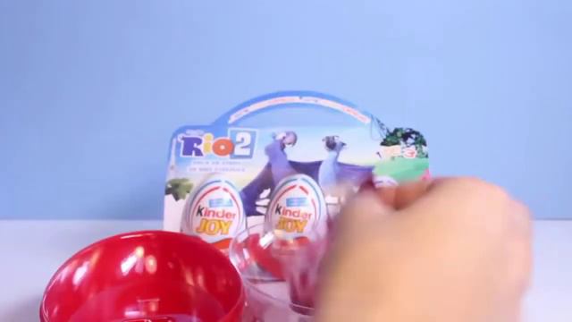 8 Surprise Eggs Kinder Surprise Cars 2 Angry Birds Rio 2