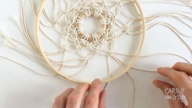 Как сплести ловец снов в технике макраме смотреть онлайн