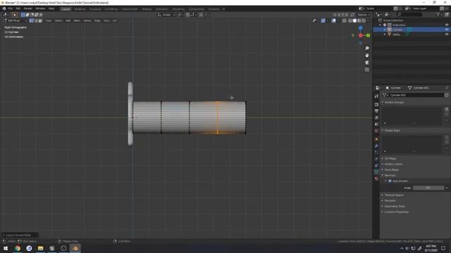 Blender to UE4, Creating a knife: Part 1: "Modeling" смотреть онлайн