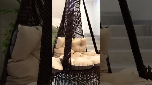 Райское гнёздышко для отдыха, комфортное подвесное кресло. Создано с любовью от @ruzanna_arts смотреть онлайн