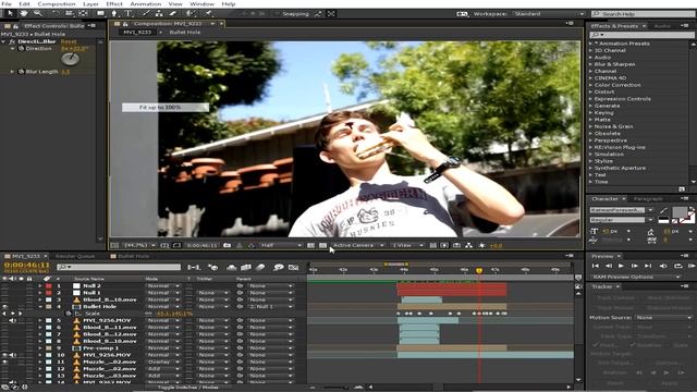 Realistic Blood Hit - After Effects Tutorial #3 смотреть онлайн