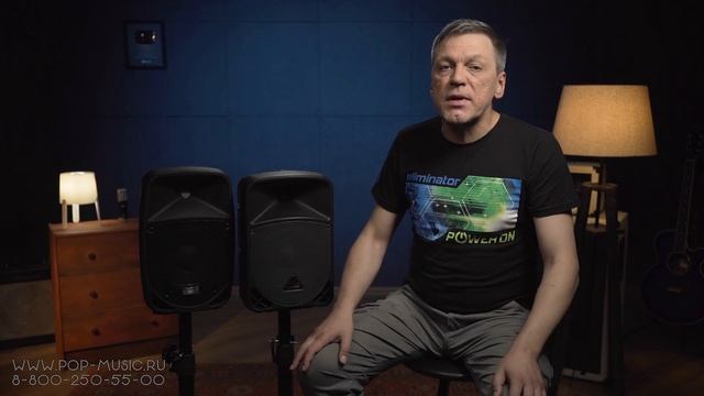 Активная акустическая система Italian Stage P108A mkII (сравниваем с Behringer Eurolive B108D) смотреть онлайн