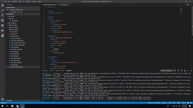 Docker compose for Wordpress - PHP - phpMyAdmin - MySQL смотреть онлайн