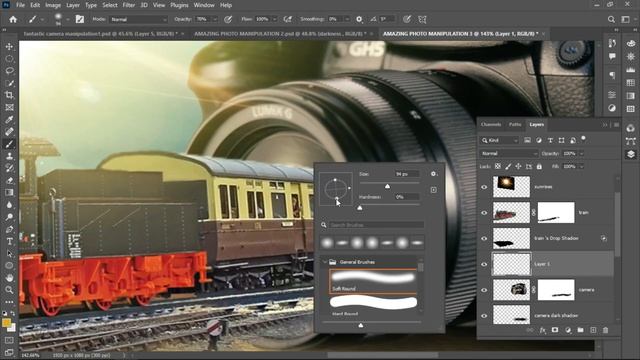 How to Create Photo Manipulation tutorial in Photoshop Camera Fantasy #manipulation #photoshop смотреть онлайн
