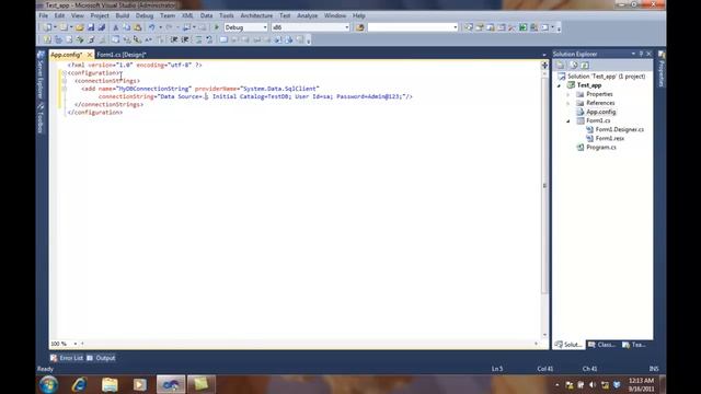 Using Database Connection Strings in App.Config-Windows Application .NET.mp4 смотреть онлайн