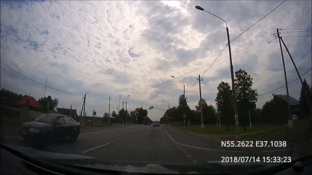 From 'New Moscow' to Kaluga region: поселение Клёновское - Обнинск 14/07/2018 (timelapse 4x) смотреть онлайн