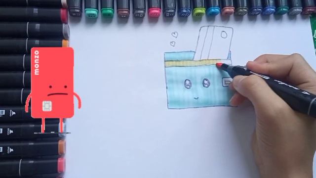 Drawing for children card | Как можно нарисовать пластик карты. смотреть онлайн