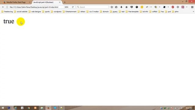 Basic Javascript Bangla Tutorial - Part 4 (Boolean) смотреть онлайн
