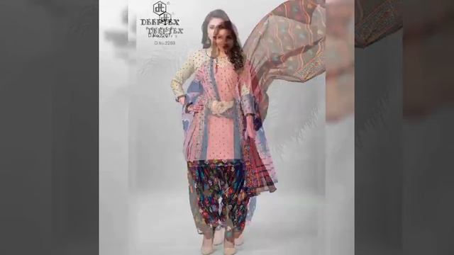 DEEPTEX PICHKARI a printed cotton Suit Dupatta By Glory Fab. (INDIA) смотреть онлайн