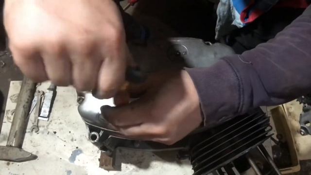 Ремонт двигателя мотоцикла JAWA-634