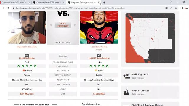 Contender Series 2023 Week 9: Разбор турнира и прогнозы смотреть онлайн