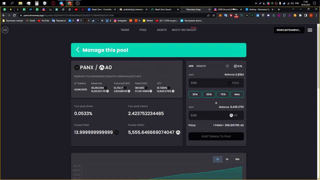 ТЕСТНЕТ PANORAMASWAP НА БЛОКЧЕЙНЕ ALEPHZERO С ПОТЕНЦИАЛОМ НА РЕТРОДРОП ! смотреть онлайн