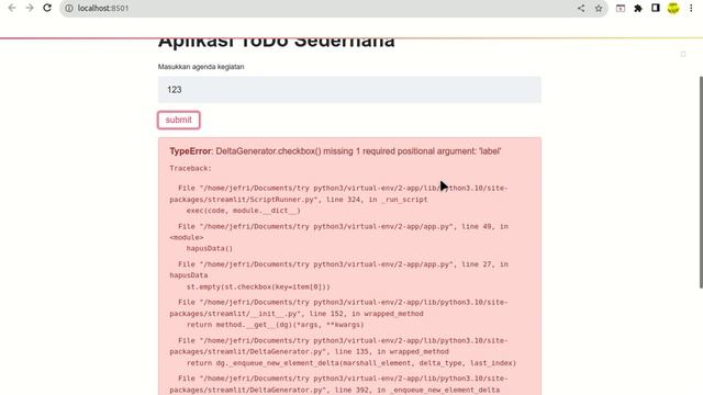 SUDAH ADA PERKEMBANGAN - COBA BUAT TODO APP STREAMLIT SQLITE3 PYTHON 3 10 смотреть онлайн