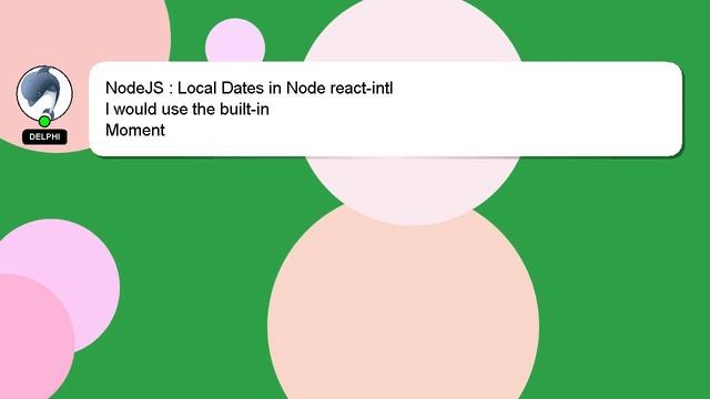 NodeJS : Local Dates in Node react-intl смотреть онлайн