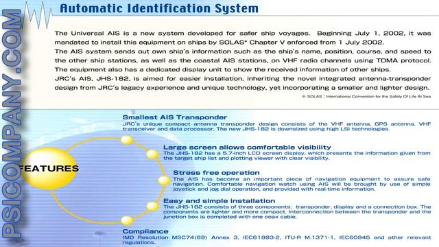 JRC JHS-182 AIS: An Overview смотреть онлайн