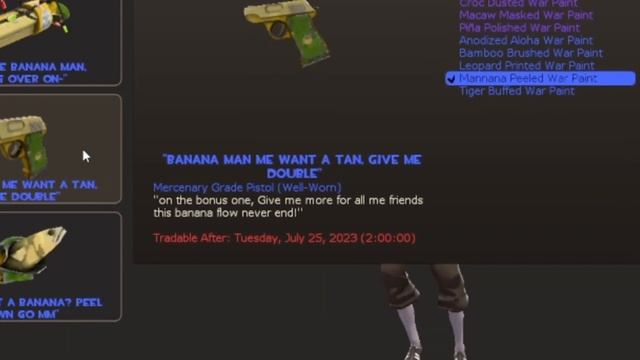 tf2 banana man loadout смотреть онлайн