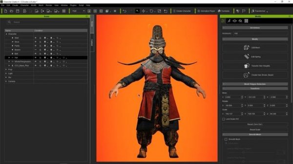 Character Creator 4 Tutorial - Separating External Content as CC4 Clothes and Accessories