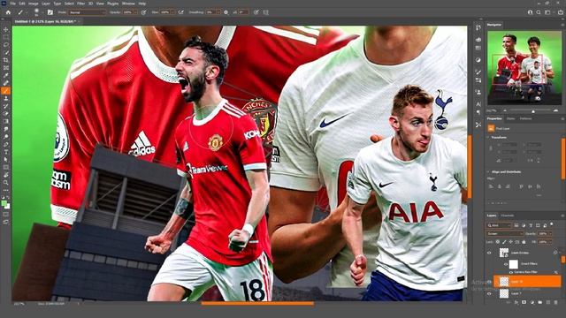 FREE PSD ? | Matchday Poster Design ?⚪️ | Photoshop Tutorial смотреть онлайн