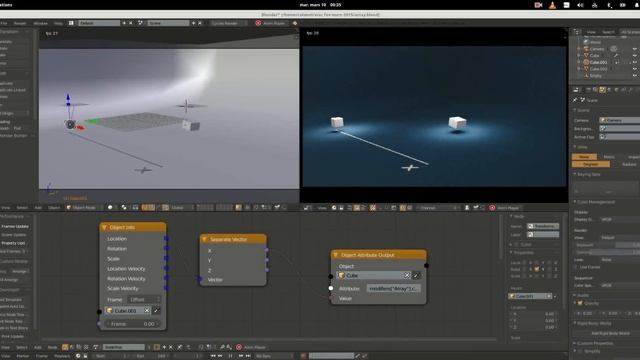 [Animation Nodes] Attribute Output & Array demo смотреть онлайн