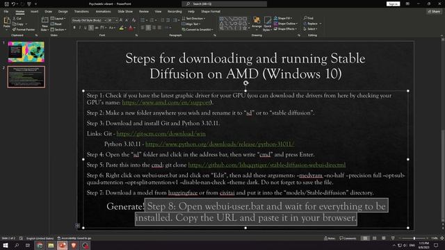 Run Stable Diffusion WebUI on AMD RX 580 8GB GPU Tutorial (Everything Explained) - The Newest Metho смотреть онлайн