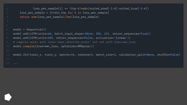 How can I sort the values in a custom Keras / Tensorflow Loss Function? смотреть онлайн