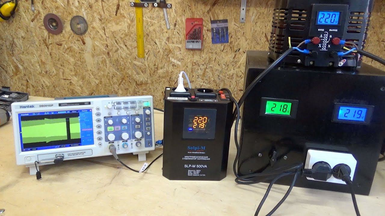 Обзор Solpi-M SLP-M 500VA. Электромеханический стабилизатор напряжения