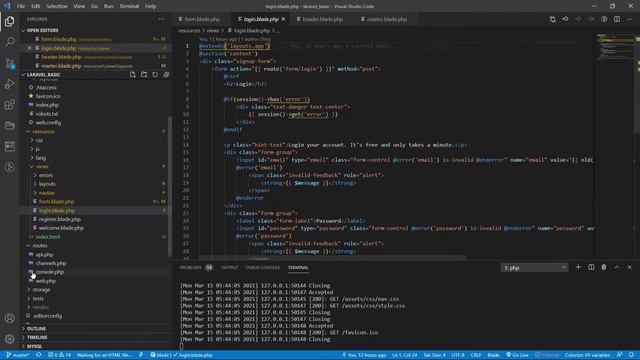 Customize the head navigation bar | Laravel смотреть онлайн