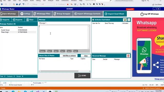 Whatsapp Blaster Now Send Transactional Dynamic Messages on Whatsapp Using Excel Sheet смотреть онлайн