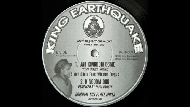 KING EARTHQUAKE - KE10 003 - Sister Olidia feat Winston Fergus - Jah Kingdom Come (10inch) смотреть онлайн